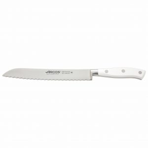 Cuchillalia - Arcos Riviera 231324 - Cuchillo panero de 200mm mango BLANCO