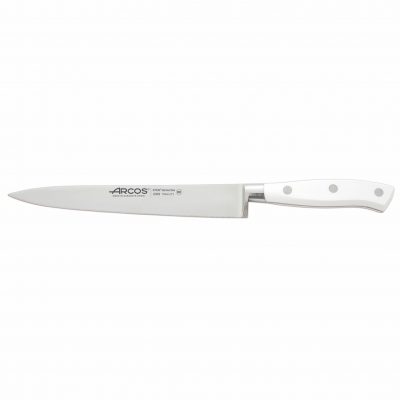 Cuchillalia - Arcos Riviera 232824 - Cuchillo de queso de 145mm mango BLANCO