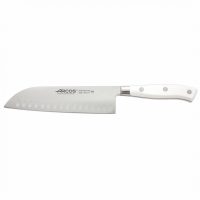 Cuchillalia - Arcos Riviera 233524 - Cuchillo santoku de 180mm mango BLANCO