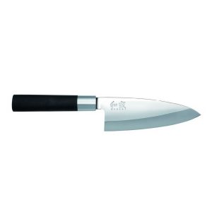 KAI 6715D - Cuchillo Deba 15cm Wasabi Black