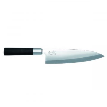 KAI 6721D – Cuchillo Deba 21cm Wasabi Black