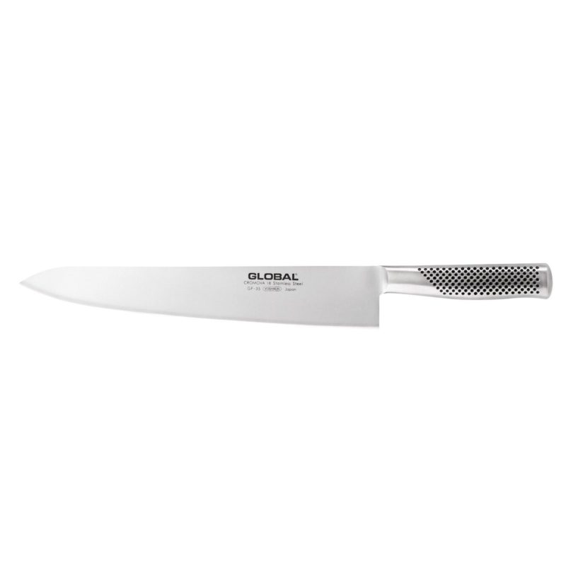 Cuchillo Global GS-92 – Cuchillo De Cocinero Con Hoja Estriada De 13 Cm