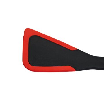 Detalle de la pala pequeña de silicona roja Woll Cookit KU001 – Cuchillalia.com