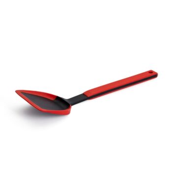 Espátula para wok de silicona roja Woll Cookit KU002 – lateral – Cuchillalia.com