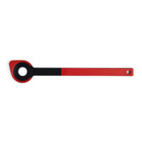Cuchara con hueco de silicona roja Woll Cookit KU005 - Cuchillalia.com