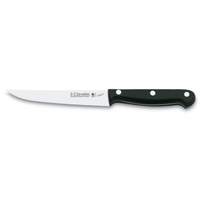 Cuchillalia - Cuchillo Chuletero dentado de 12 cm - 3 Claveles 1506