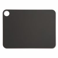 Tabla de corte Arcos 691710 de 37.7x27.7 cm, Negra, en fibra de celulosa y resina - Cuchillalia