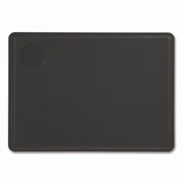 Tabla de corte Arcos 692410 de 37,7×27.7 cm, ranurada, negra, en fibra de celulosa y resina – Cuchillalia