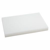 Tabla Cortar Polietileno (PE-500) Metaltex 60x40cm espesor 30mm color BLANCA