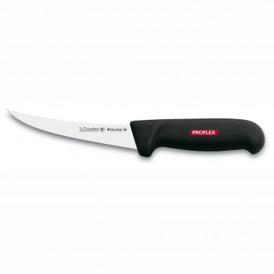 3 Claveles 8181 - Cuchillo Deshuesar Curvo PROFLEX 13cm - Mango Negro