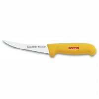 3 Claveles 8184 - Cuchillo Deshuesar Curvo Semi-Flexible PROFLEX 13cm - Mango Amarillo