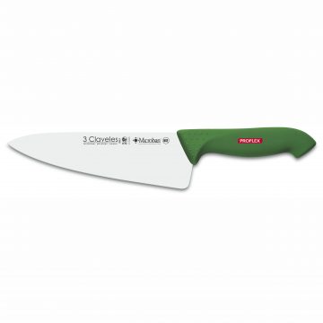 Cuchillalia – 3 Claveles Proflex Verde 8263 – Cuchillo Cocinero 20cm 8″