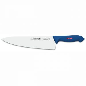 3 Claveles Proflex 8273 - Cuchillo Cocinero mango azul 25cm 10" - Cuchillalia