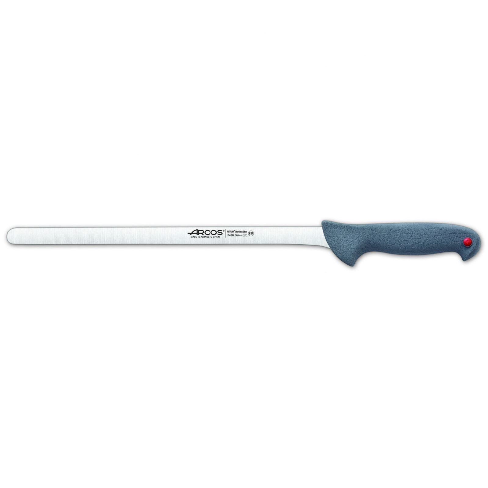 Cuchillo jamonero gris de 30 cm - Arcos Colour Prof 242600