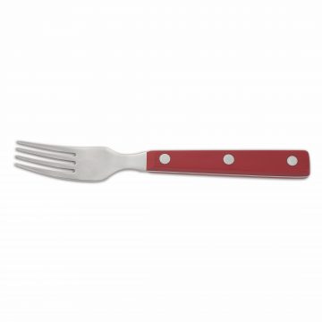 Tenedor de mesa Arcos 374722 195 mm Mango rojo POM – Cuchillalia