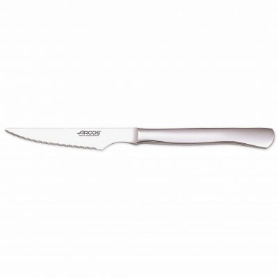 Cuchillo chuletero dentado/perlado blanco Arcos 374824 - Cuchillalia