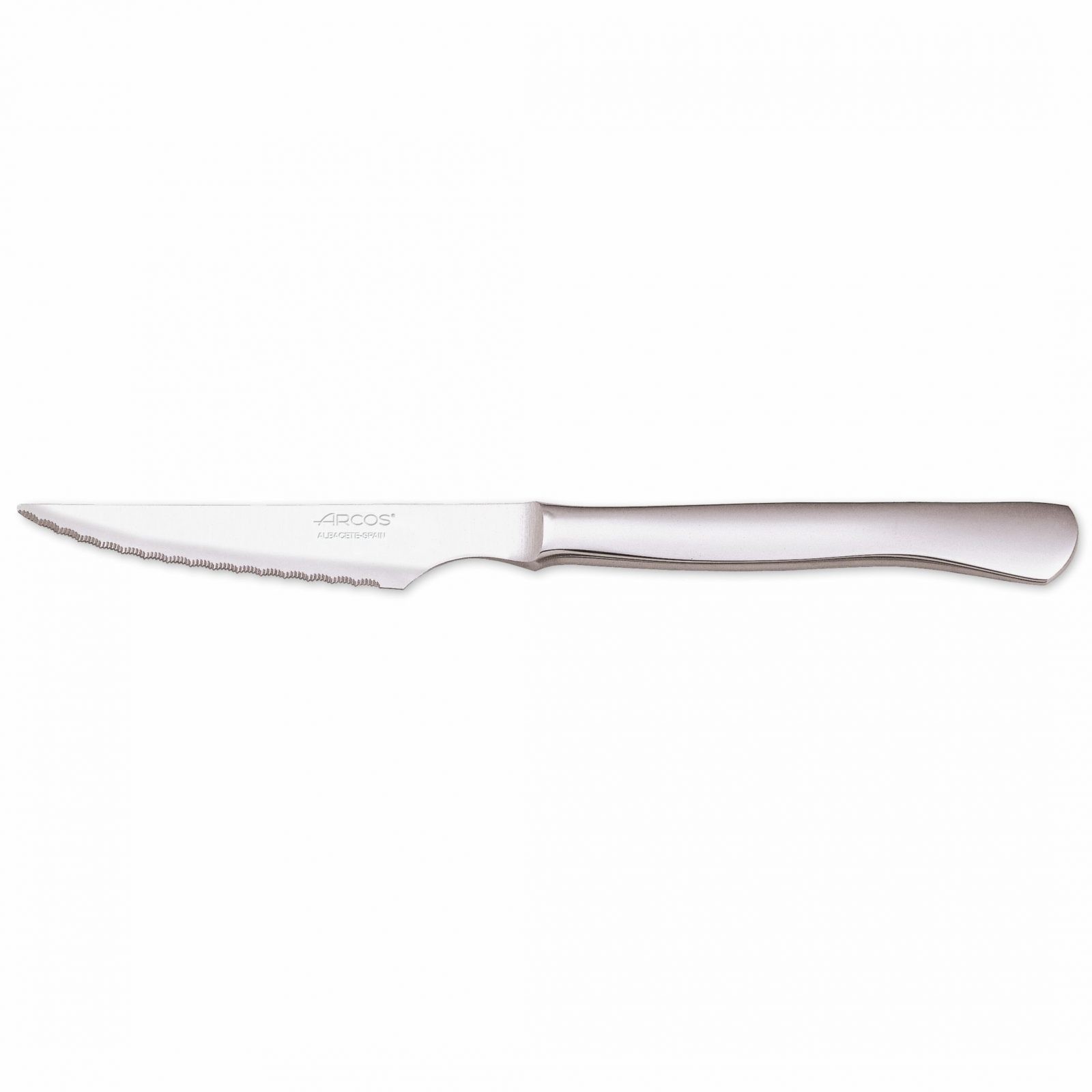 Cuchillo chuletero Arcos con mango metálico hoja dentada - 702000