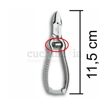 Muelle de recambio tipo  gusano para alicates de manicura de 11,5 cm – 3 Claveles 9626 – Cuchillalia.com