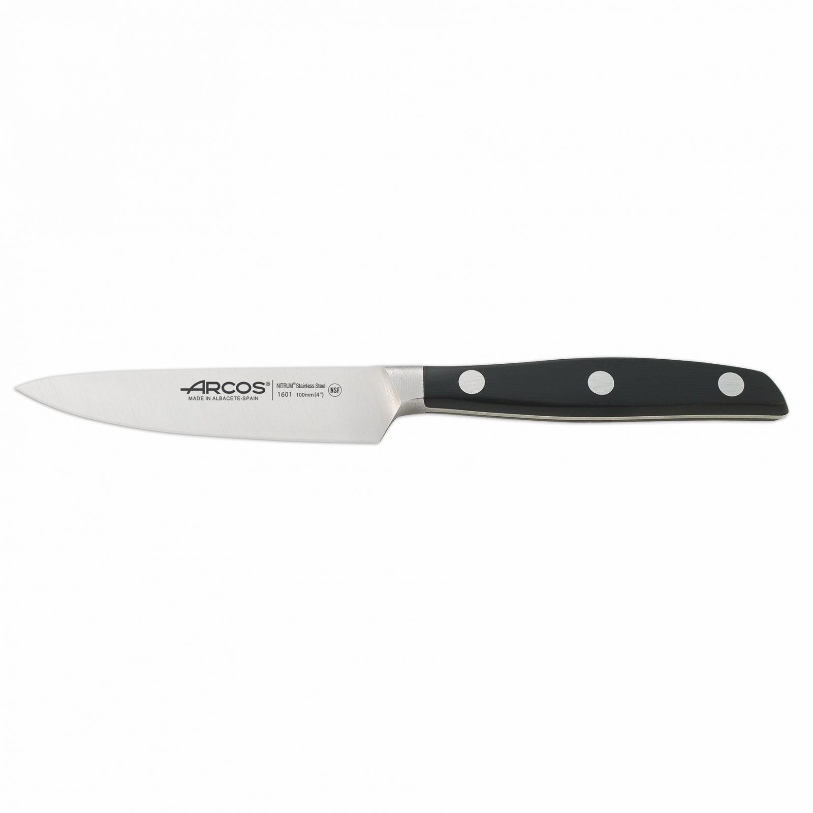 ARCOS 190123 - Cuchillo Mondador Profesional Forjado 10 cm. BROOKLYN –  PracticDomus