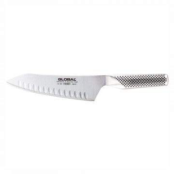 Cuchillalia – GLOBAL G-83 – Cuchillo de Cocina / Cebollero alveolado estilo oriental 18 cm