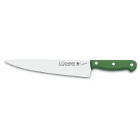 Cuchillo Cocinero de mango verde 25 cm Línea UNIBLOCK - 3 Claveles 1929 - Cuchillalia