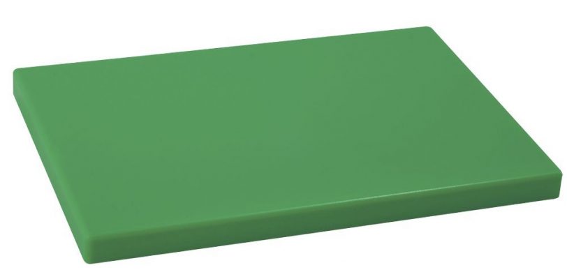Tabla de Cortar Polietileno VERDE 38x28 cm espesor 15 mm - Cuchillalia