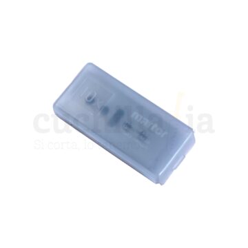 Reverso del dispensador de 10 cuchillas rectangulares Martor 45.60 – Cuchillalia.com