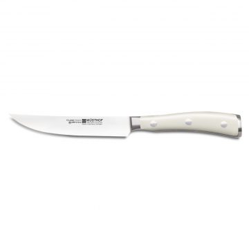 Cuchillo Steak de mango blanco – 12 cm – Wüsthof Classic Ikon Creme 4096-0/12