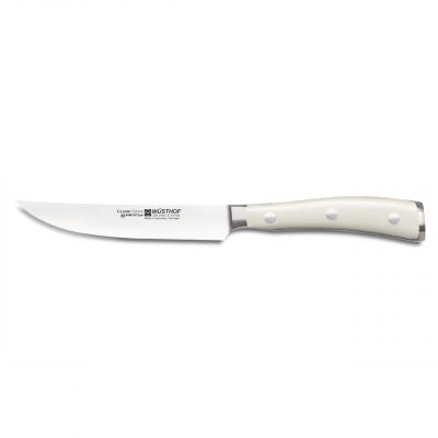 Cuchillo Steak de mango blanco - 12 cm - Wüsthof Classic Ikon Creme 4096-0/12