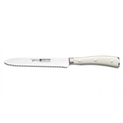 Cuchillo Tomate mango blanco - 14 cm - Wüsthof Classic Ikon Creme 4126-0/14