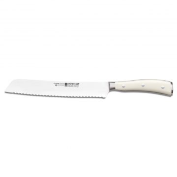 Cuchillo Panero mango blanco – 20 cm – Wüsthof Classic Ikon Creme 4166-0/20