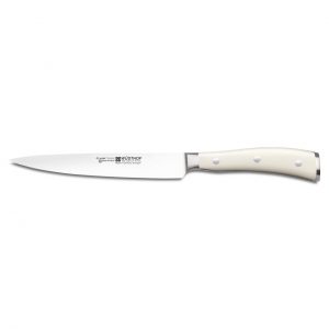 Cuchillo de Chef (hoja estrecha) de mango blanco - 16 cm - Wüsthof Classic Ikon Creme 4506-0/16