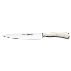 Cuchillo de Chef (hoja estrecha) de mango blanco - 20 cm - Wüsthof Classic Ikon Creme 4506-0/20