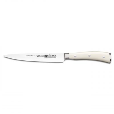 Cuchillo Fileteador Flexible de mango blanco - 16 cm Wüsthof Classic Ikon Creme 4556-0/16