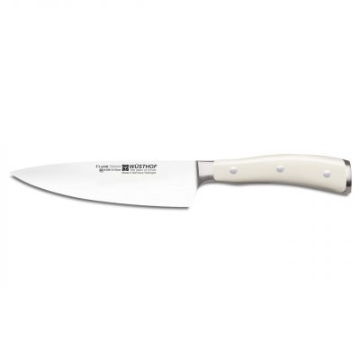 Cuchillo de Chef de mango blanco - 16 cm - Wüsthof Classic Ikon Creme 4596-0/16