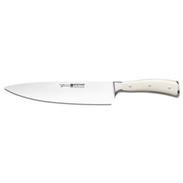Cuchillo de Chef de mango blanco – 23 cm – Wüsthof Classic Ikon Creme 4596-0/23