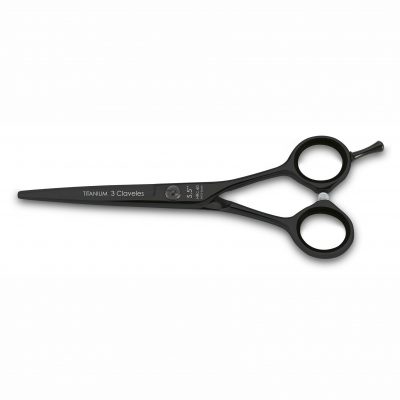 Tijeras de Peluquería de Corte Titanium 5,5" - 3 Claveles 12496 - Cuchillalia