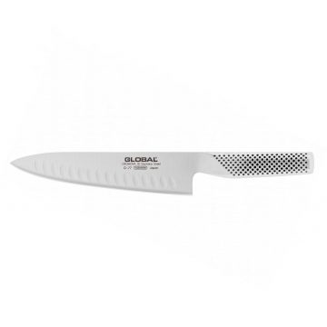 Cuchillalia – Global G-77 Cuchillo Cocinero Alveolado de 20 cm