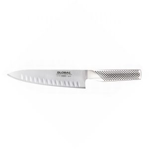 Cuchillalia - Global G-78 Cuchillo Cocinero Alveolado de 18 cm