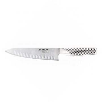 Cuchillalia – Global G-78 Cuchillo Cocinero Alveolado de 18 cm