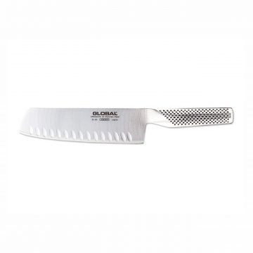 Cuchillalia - Global G-56 Cuchillo para vegetales Alveolado de 18 cm