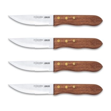 Set de 4 cuchillos chuleteros 3 Claveles Angus 1047 – Cuchillalia