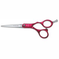 Tijeras de Peluquería de Corte DurAluminium Rojo 6" - 3 Claveles 12694 - Cuchillalia