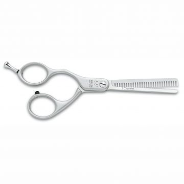 Tijeras de Peluquería para Esculpir de Zurdos DurAluminium 5,5″ – 3 Claveles Left Dur ES 28 12697 – Cuchillalia