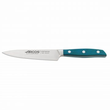 Cuchillo cocinero de 15 cm con mango en micarta verde, Arcos Brooklyn 190423