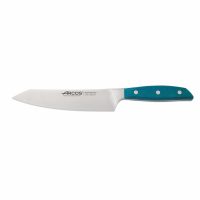 Cuchillo rocking santoku Arcos Brooklyn de 19 cm con mango en micarta verde, 191623