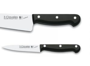 Cuchillos de la serie Uniblock de 3 Claveles en Cuchillalia