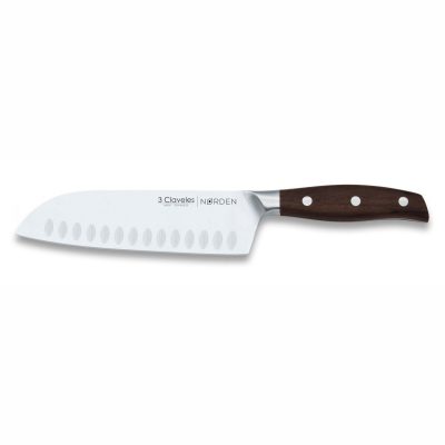 Cuchillo santoku de 17,5 cm de hoja - 3 Claveles Norden 1045 - Cuchillalia