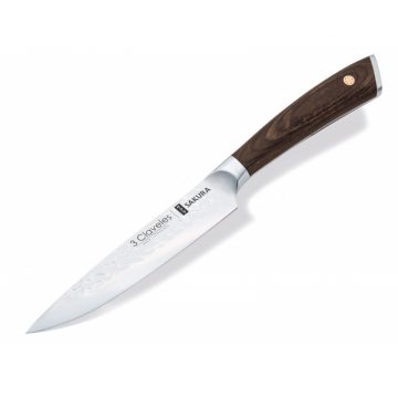 Cuchillo de cocina de 12,5 cm de hoja – 3 Claveles Sakura 1016 – Cuchillalia