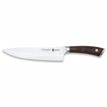 Cuchillo de chef de 20 cm de hoja – 3 Claveles Sakura 1019 – Cuchillalia